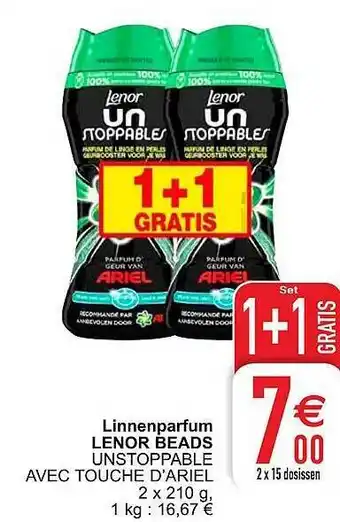 Cora Linnenparfum Lenor Beads aanbieding