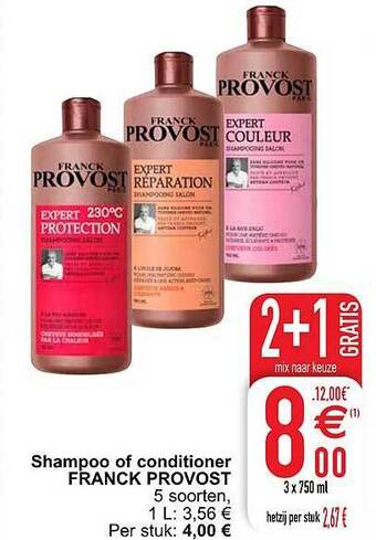 Cora Shampoo Of Conditioner Franck Provost aanbieding