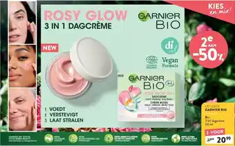 Di Garnier Bio 3in1 dagcrème 50ml aanbieding