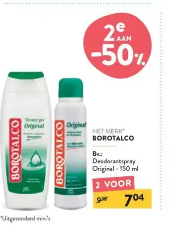 Di Borotalco Deodorantspray Original 150ml aanbieding