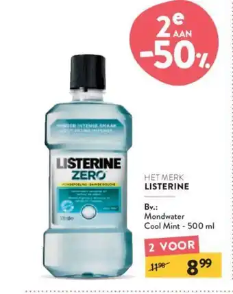 Listerine Mondwater Cool Mint - 500ml