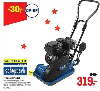 Makro Scheppach Triplaat Hp1100s aanbieding