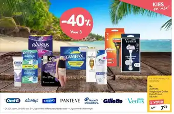 Di Always Inlegkruisjes Dailies Extra Protect 52 stuks aanbieding