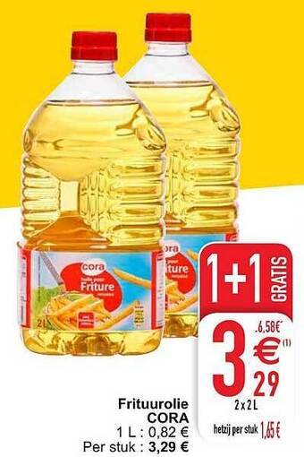 Cora Frituurolie Cora aanbieding