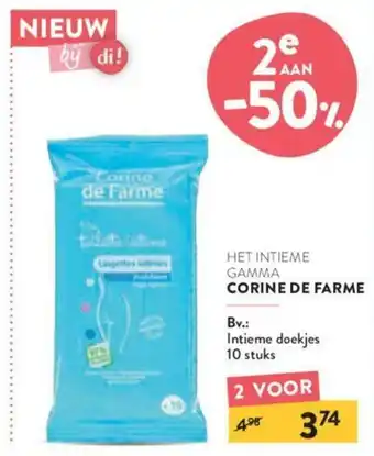 Di Corine De Farme Intieme doekjes 10 stuks aanbieding