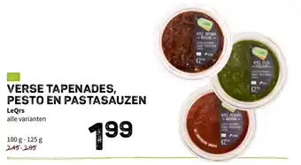 Verse Tapenades, Pesto En Pastasauzen