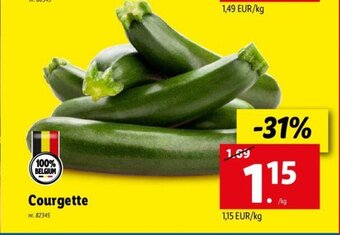 Lidl Courgette aanbieding