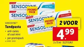Sensodyne tandpasta 2 x 75ml