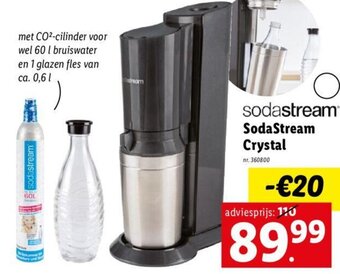 Lidl Sodastream crystal aanbieding