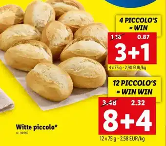 Witte piccolo 12 x 75g