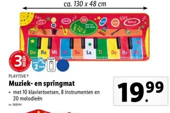 Playtive muziek- en springmat
