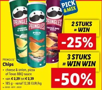 Pringles chips 185g