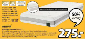 Wellpur Gold F85 Schuimmatras