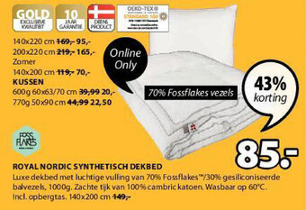 Jysk Royal Nordic Synthetisch Dekbed aanbieding