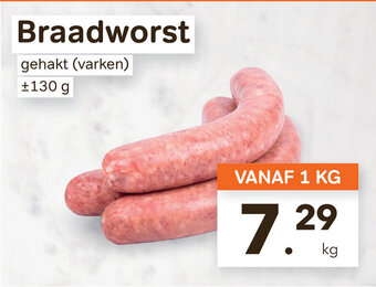 Bon Ap Braadworst 130g aanbieding