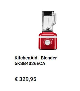 Krëfel KitchenAid blender 5KSB4026ECA aanbieding