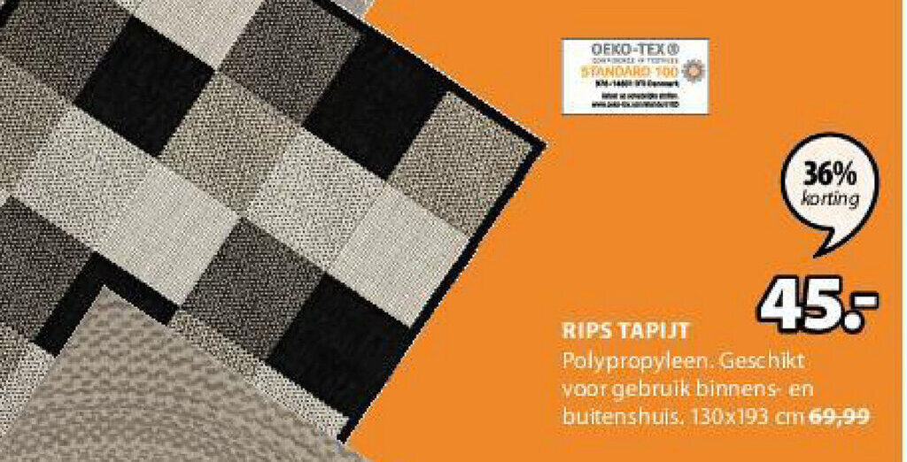 Rips Tapijt promotie bij Jysk