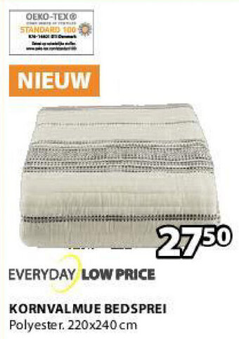 Jysk Kornvalmue Bedsprei aanbieding