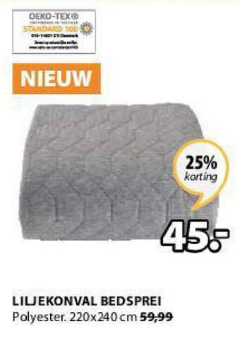 Jysk Liljekonval Bedsprei aanbieding