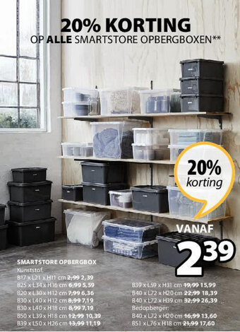 Jysk Smartstore Opbergbox aanbieding
