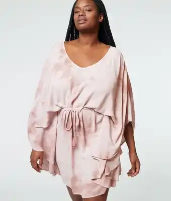 Strandtuniek om te knopen - l - rose pale - etam
