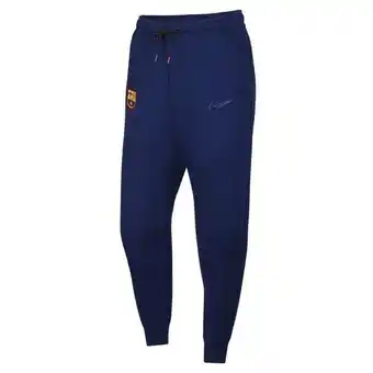 Nike Nike fc barcelona tech fleece joggingbroek voor heren - blauw aanbieding