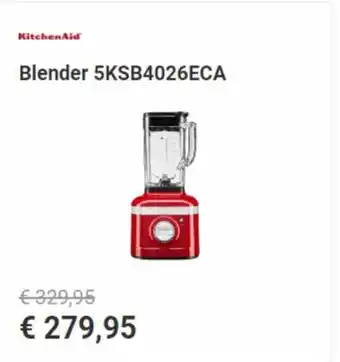 Krëfel KitchenAid Blender 5KSB4026ECA aanbieding
