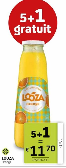 BelBev Looza Orange 6 x 1 L aanbieding