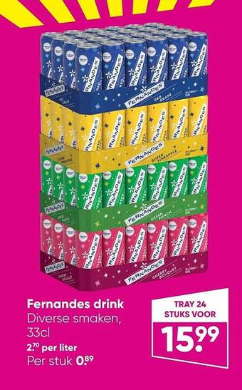 Big Bazar Fernandes drink aanbieding