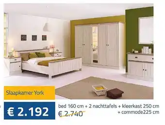 De Prijzenklopper Slaapkamer york aanbieding