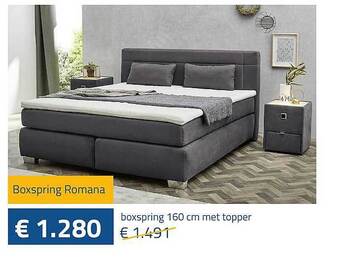 Boxspring romana