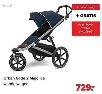 Urban glide 2 majolica wandelwagen