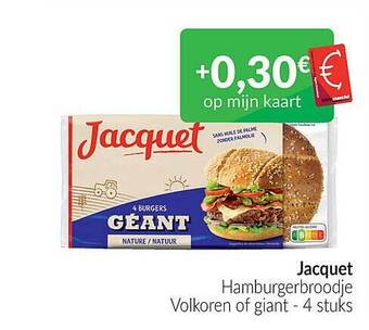Intermarché Jacquet hamburgerbroodje aanbieding