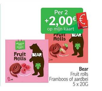 Intermarché Bear fruit rolls aanbieding