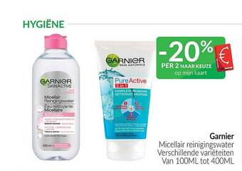 Intermarché Garnier micellair reinigingswater aanbieding