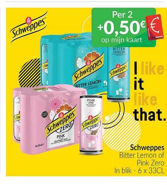 Intermarché Schweppes aanbieding
