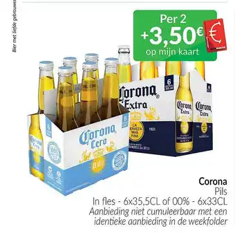 Intermarché Corona pils aanbieding