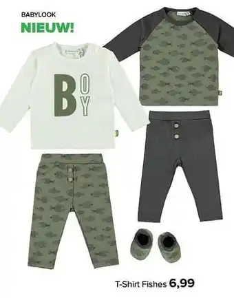 Baby-Dump T-shirt fishes aanbieding
