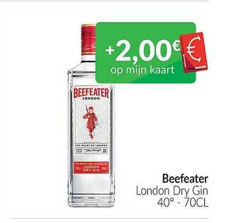 Intermarché Beefeater london dry gin aanbieding