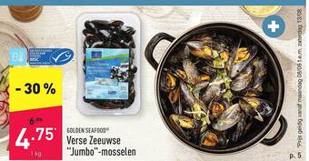 ALDI Verse zeeuwse jumbo mosselen aanbieding