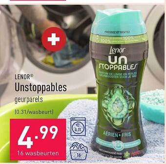 ALDI Lenor unstoppables aanbieding