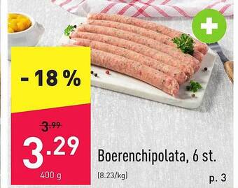 Boerenchipolata, 6 st