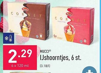 ALDI Ijshoorntjes, 6 st aanbieding