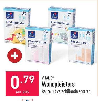 ALDI Vitalis wondpleisters aanbieding