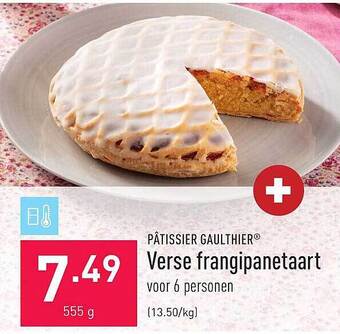 ALDI Verse frangipanetaart aanbieding