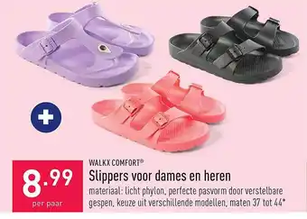 ALDI Slippers voor dames en heren aanbieding