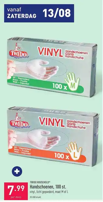 ALDI Handschoenen, 100st aanbieding