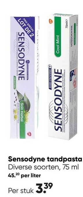 Sensodyne tandpasta
