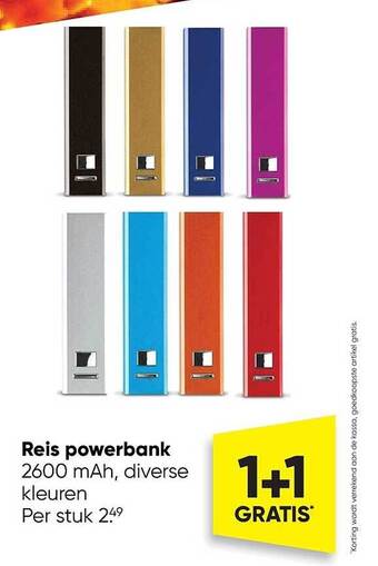 Big Bazar Reis powerbank aanbieding