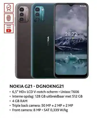 Exellent Nokia g21 aanbieding